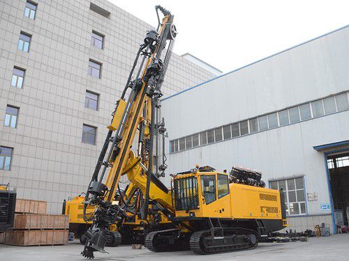 Máquina de Perforación DTH Montada Sobre Orugas Hidráulica Integrada 